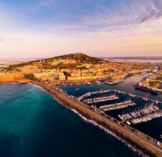 Joli Studio Au Mont St Clair Avec Vue Sur La Mer Daire Sète Dış mekan fotoğraf
